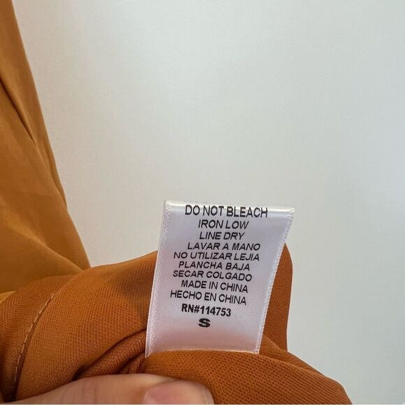 Jessakae Collection Marigold Long Maxi Dress Size Small Chiffon - Picture 10 of 10